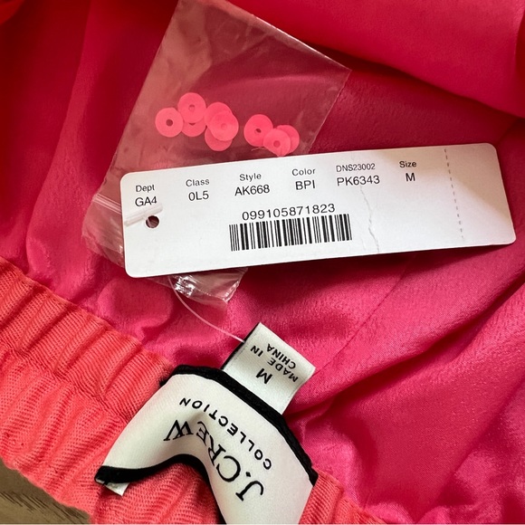 NWT!! 💖 J CREW 💖 Collection hot pink sequin pull-on midi skirt - Picture 10 of 10
